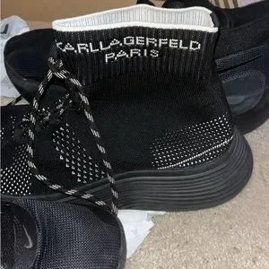 Karllagerfeld Paris designer sock shoes and Nike renew size 10.5 men K/kite run sock boots | Black | Men | KARL LAGERFELD main image 4
